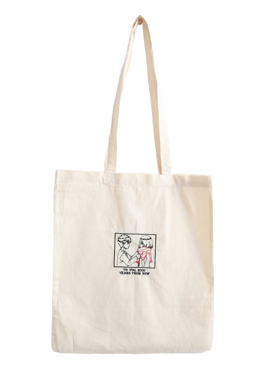 "TO YOU,2000 YEARS FROM NOW" TOTE BAG